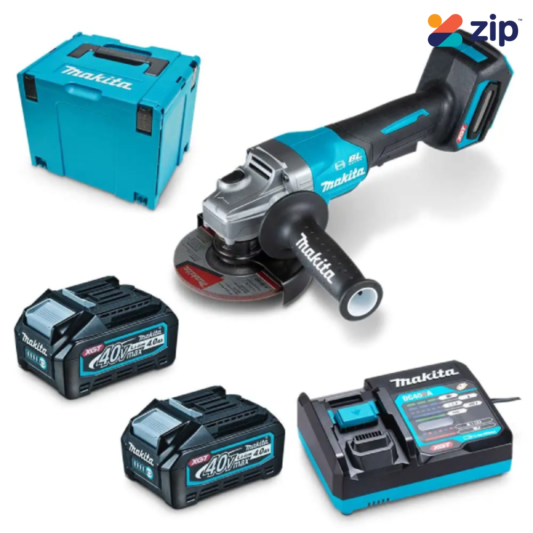 Makita GA013GM201 40V Max 4 0Ah XGT 125mm 5 Cordless Brushless