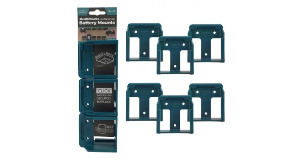 Stealthmounts Bm Mk Blu V Makita Lxt Pack Blue Battery Mounts