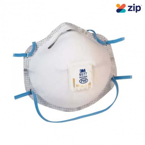 3M AT010601691 (8577) - GP2 with Nuisance Level Organic Vapour Relief Cupped Particulate Respirator Pack of 10