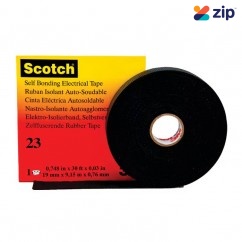 3M HT002001283 - Scotch 23 25mm x 9.15m Rubber Splicing Tape