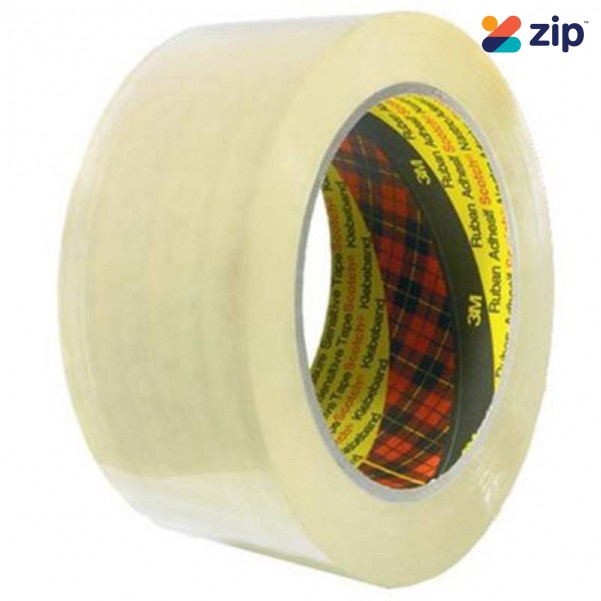 3M KT700000369 - Scotch 370 Transparent 48 mm x 75 m Box Sealing Tape