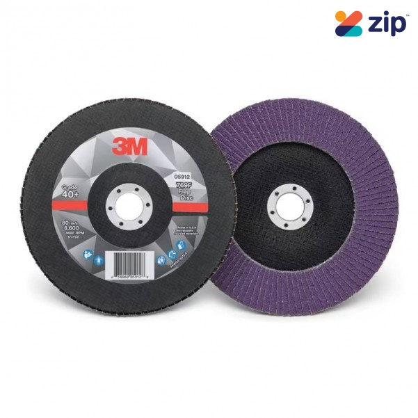 3M UU010034740 (769F) - 125mm (5") 120 Grit Flap Disc