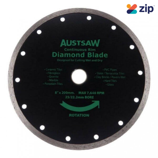 Austsaw AUDIA150C - 150mm (6") Continuous Rim Diamond Blade