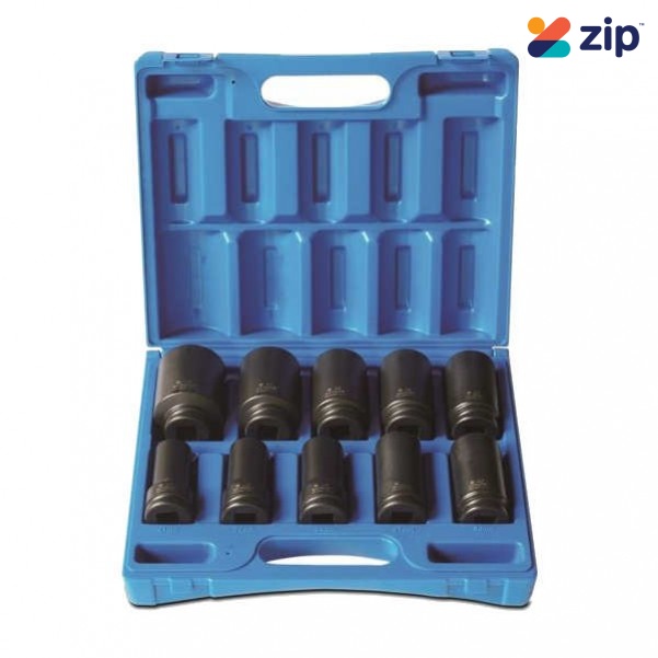 Action 605421001 - 10 Piece 3/4 Drive 6-Point Metric Deep Impact Socket Set