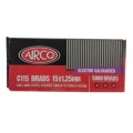 Airco C115 - 15mm x 1.25mm C1 Series Electro Galvanised Brads BF18150 