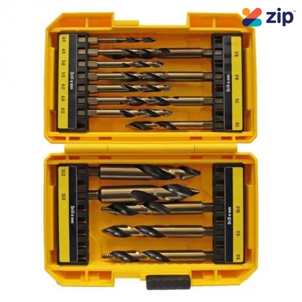 Alpha SM16ST - 16 Piece 4-13mm 1/4-hx Onsite+ Step Tip Drill Bit Set 