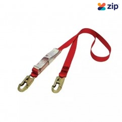 3M 70007925442 (AE529/3AU) - Single Tail Red 2.0m with snap hooks on all connections Webbing Lanyard