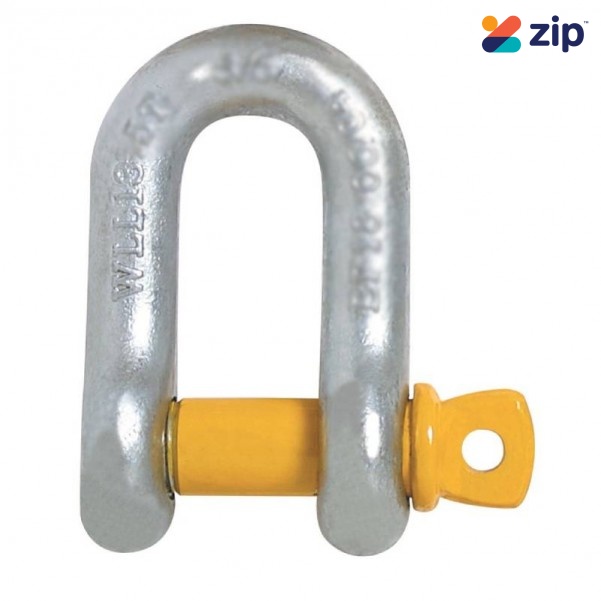 Beaver 241308 - 8mm x 10mm Yellow Pin Galvanised Grade S Screw Pin Dee Shackle