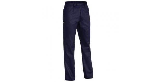 Bisley BP6007_BPCT - 100% Cotton Navy Original Drill Work Pants