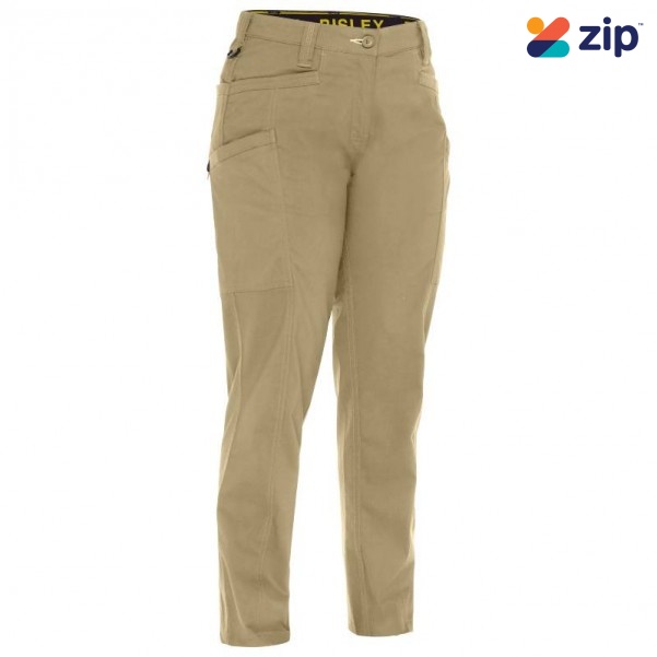 Bisley BPCL6150_BCDR - Khaki X Airflow™ Stretch Ripstop Vented Cargo Women Pants