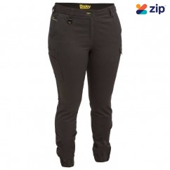 Bisley BPL6028_BCCG - Charcoal Cotton Cargo Cuffed Women Pants