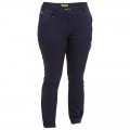 Bisley BPL6028_BPCT - Navy Cotton Cargo Cuffed Women Pants