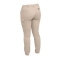 Bisley BPL6028_BSTN - Stone Cotton Cargo Cuffed Women Pants