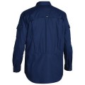 Bisley BS6414_BPCT - 100% Cotton Navy X Airflow Ripstop Shirt