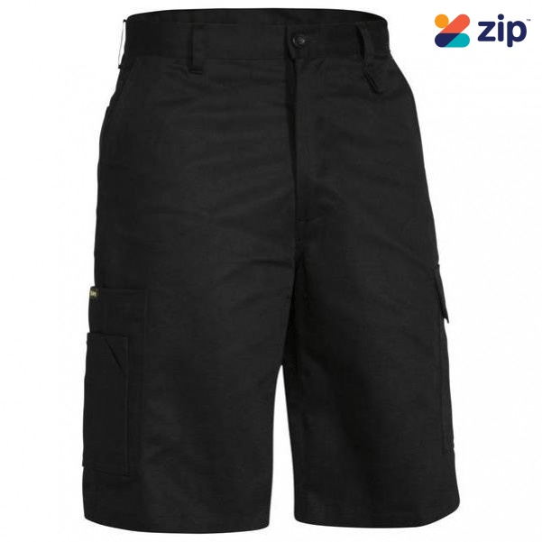 Bisley BSH1999_BBLK- 100% Cotton Black Cool Lightweight Utility Short