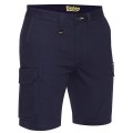 Bisley BSHC1008_BPCT - Navy Stretch Cotton Drill Cargo Short