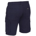 Bisley BSHC1008_BPCT - Navy Stretch Cotton Drill Cargo Short