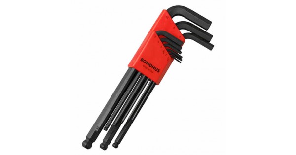 Bondhus 10999 - 9 Piece Ball End Hex Key Set