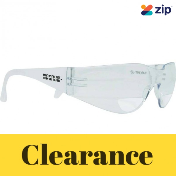 Jack Armour 068+1.50 - Magnum Clear Bifocal Safety Glasses