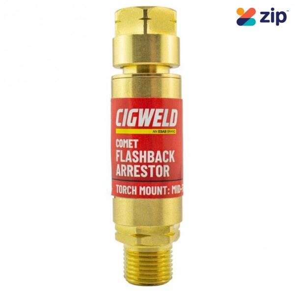 Cigweld 208520 - Comet Flashback Arrestor Fuel Mid Flow Torch Mount