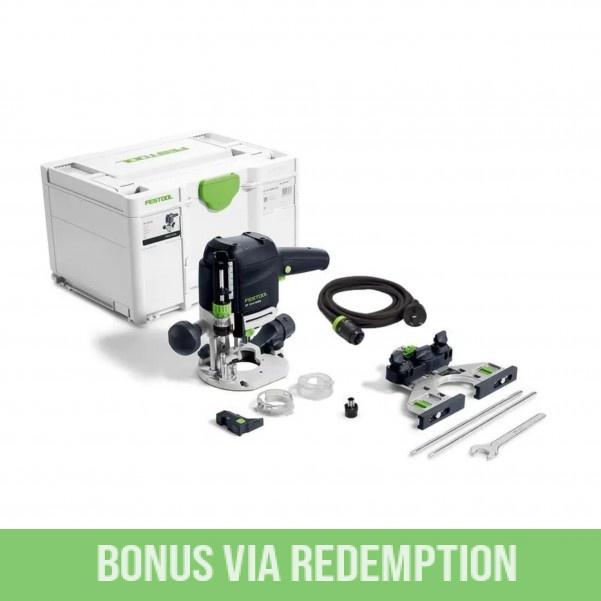 Festool OF 1010 REBQ-Plus (578016) - OF 1010R 55mm Plunge Router with Light in Systainer