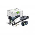 Festool PSC 420 5.0 EBI-Plus (578288) - PSC 420 CARVEX 18V Cordless Barrel Jigsaw 5.0Ah Bluetooth Set in Systainer