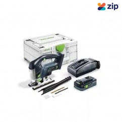 Festool PSBC 420 5.0 EBI-Plus (578289) - PSBC 420 CARVEX 18V Cordless D Handle Jigsaw 5.0Ah Bluetooth Set in Systainer