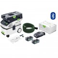 Festool CTLC MINI I-Plus (578298) - 10L Class 18V Cordless Mobile Dust Extractor 8.0Ah Bluetooth Energy Set in Systainer