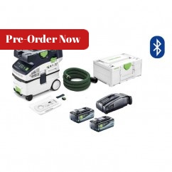 Festool CTMC MIDI I-Plus (578299) - 15L M Class 18V Cordless Mobile Dust Extractor 8.0Ah Bluetooth Energy Set in Systainer