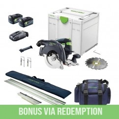 Festool F29024 - HKC 55 2 x 18V 5.0Ah 160mm Cordless Circular Saw Set