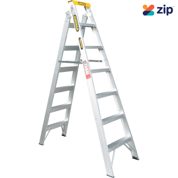 Gorilla DM007-I - 2.1-3.9m 150kg Industrial Aluminium Dual Purpose Double Sided Ladder