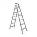 Gorilla Ladders DM007-PRO - 2.05 - 3.74m 150kg Pro-Lite Industrial Aluminium Double Sided Dual Purpose Ladder