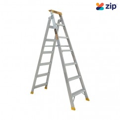 Gorilla Ladders DM007-PRO - 2.05 - 3.74m 150kg Pro-Lite Industrial Aluminium Double Sided Dual Purpose Ladder