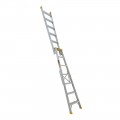 Gorilla Ladders DM007-PRO - 2.05 - 3.74m 150kg Pro-Lite Industrial Aluminium Double Sided Dual Purpose Ladder