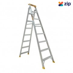 Gorilla DM008-PRO - 2.35m - 4.5m 150kg Industrial Aluminium Dual Purpose Double Sided Ladder