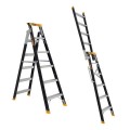 Gorilla Ladders FDM006-PRO - 1.75 - 3.13m 6 Step PRO-LITE Fibreglass Dual Purpose Ladder