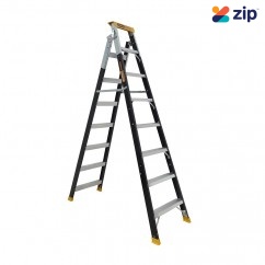 Gorilla Ladders FDM008-PRO - 2.35 - 4.35m 8 Step PRO-LITE Fibreglass Dual Purpose Ladder