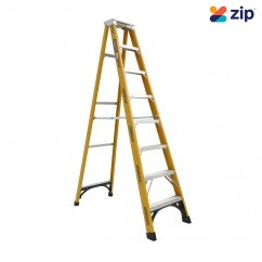 Gorilla Ladders FM008-HD - 180kg Heavy Duty 2.4m Single Sided Fibreglass Ladder