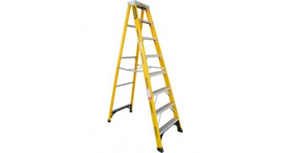 Gorilla Ladders FM008-I - 2.4m 150kg Industrial Fibreglass Single Sided ...