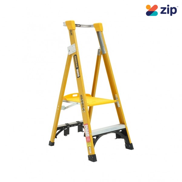 Gorilla Ladders FPL002-HD - 180kg Heavy Duty 0.6m Fibreglass Platform Ladder