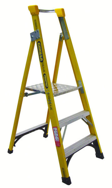 Gorilla Ladders FPL003-I - 0.9m 150kg Industrial Fibreglass Platform Ladder