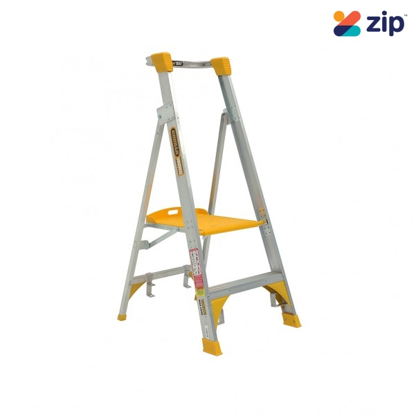 Gorilla Ladders PL002-HD - 180kg Heavy Duty 0.6m Aluminium Platform Ladder