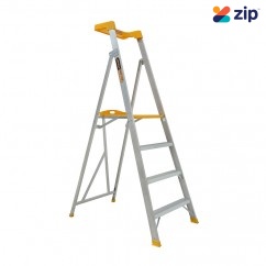 Gorilla Ladders PL004-PRO - 150kg Pro-Lite 1.15m 4 Step Aluminium Platform Ladder