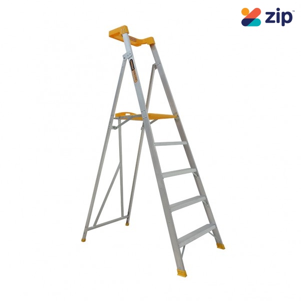 Gorilla Ladders PL005-PRO - 150kg Pro-Lite 1.45m 5 Step Aluminium Platform Ladder