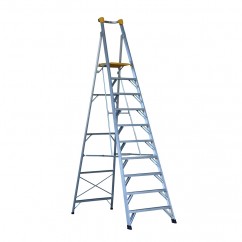 Gorilla Ladders PL010-HD - 180kg Heavy Duty 3.0m Aluminium Platform Ladder