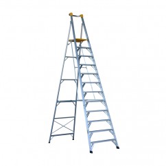 Gorilla Ladders PL012-HD - 180kg Heavy Duty 3.6m Aluminium Platform Ladder