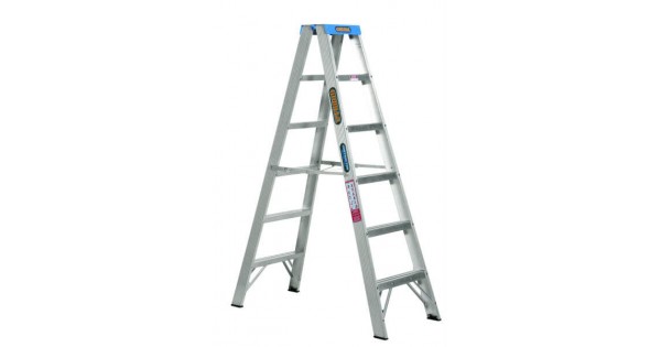 Gorilla Ladders SM006-C - 1.8m 120kg Industrial Aluminium Double Sided ...