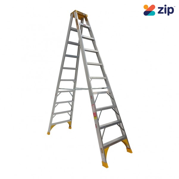 Gorilla Ladders SM010-HD - 180kg Heavy Duty 0.9m Double Sided Aluminium Ladder