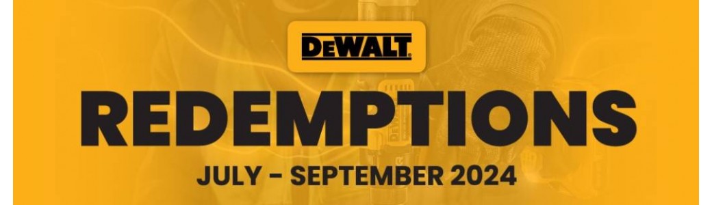 DeWalt Redemption July-September 2024