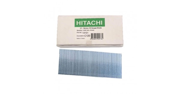 Hitachi C120 - 20mm 18 Gauge C1 Series Electro Galvanised Nails Pack Of 